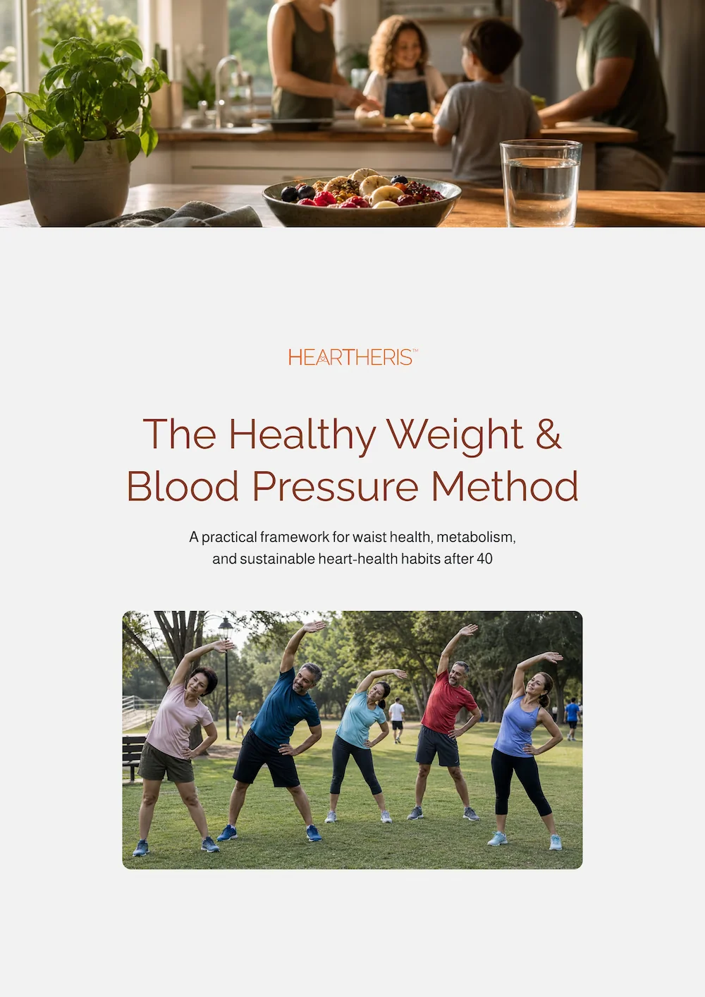 The Healthy Weight and Blood Pressure Method guide cover